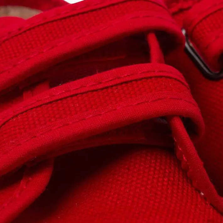 Pisamonas Trainers>Recycled Canvas Rpet Trainers With Riptape Strips