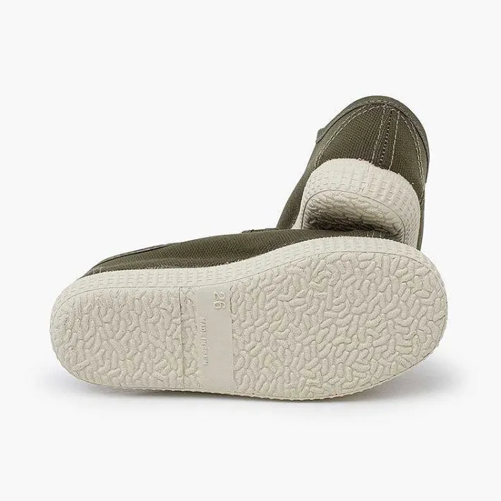 Pisamonas Trainers>Recycled Canvas Rpet Trainers With Riptape Strips