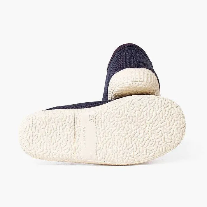 Pisamonas Trainers>Recycled Canvas Rpet Trainers With Riptape Strips