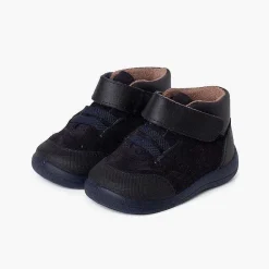 Pisamonas Boots>Reinforced Leather Toe And Heel Booties With Riptape