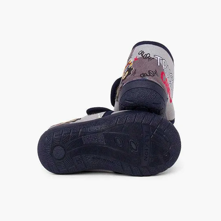 Pisamonas Slippers>Reinforced Toe Slipper Boots With Drawings