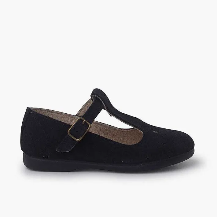 Pisamonas Mary Janes>Retro Mary Janes With Hold Details And Central Strap