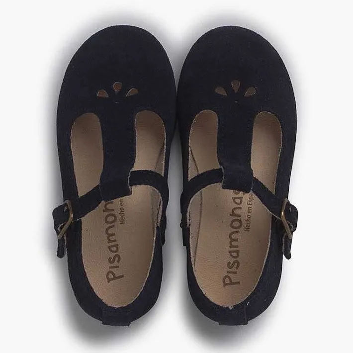 Pisamonas Mary Janes>Retro Mary Janes With Hold Details And Central Strap