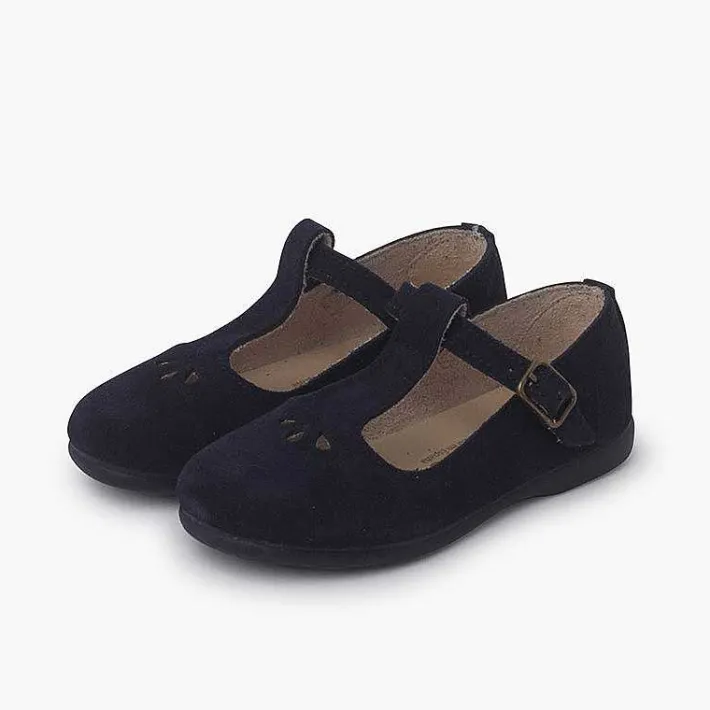 Pisamonas Mary Janes>Retro Mary Janes With Hold Details And Central Strap