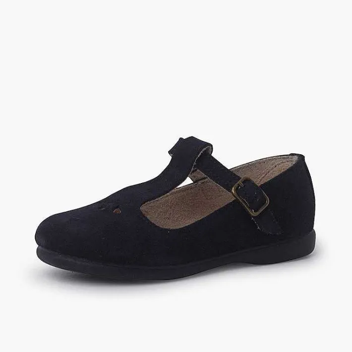 Pisamonas Mary Janes>Retro Mary Janes With Hold Details And Central Strap