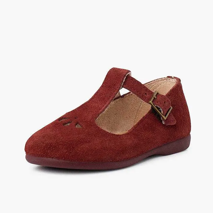Pisamonas Mary Janes>Retro Mary Janes With Hold Details And Central Strap