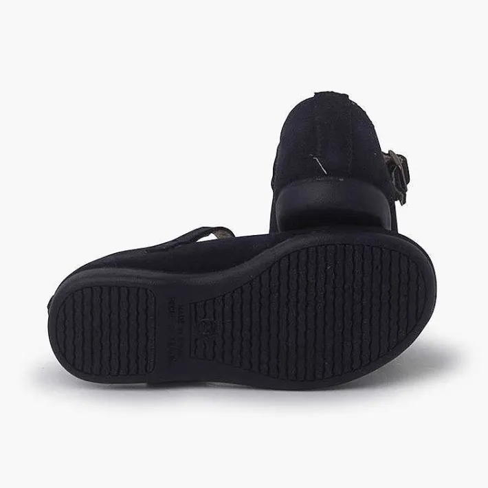 Pisamonas Mary Janes>Retro Mary Janes With Hold Details And Central Strap