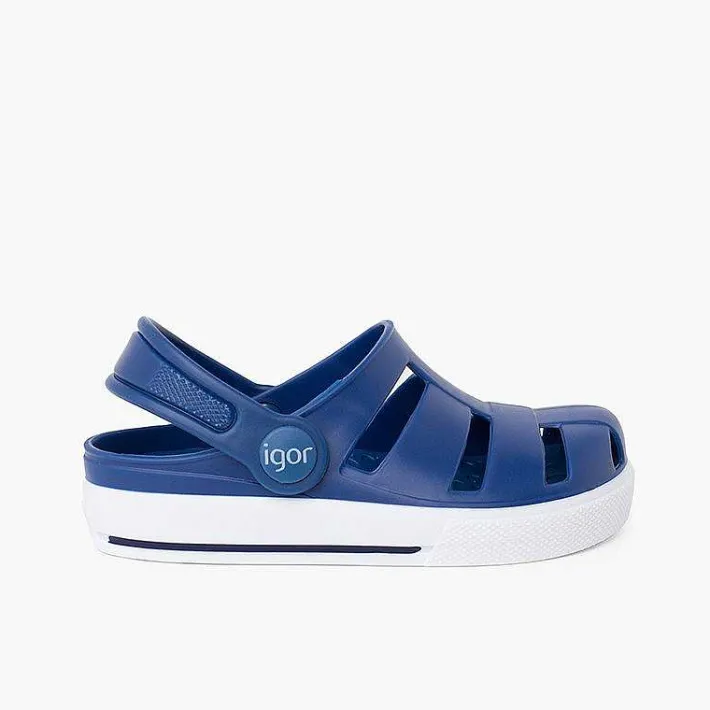 Pisamonas Jelly Sandals And Beachwear>Rubber Tennis Clogs With Back Strap