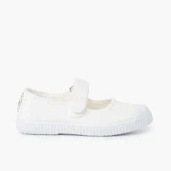 Pisamonas Trainers>Rubber Toe Mary Janes Hook-And-Loop Closure