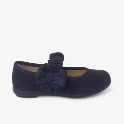 Pisamonas Mary Janes>Ruffled Ribbon Mary Janes With Bow