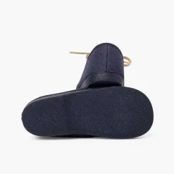 Pisamonas Brogues And Bluchers>Rustic Lace-Up Canvas Bluchers