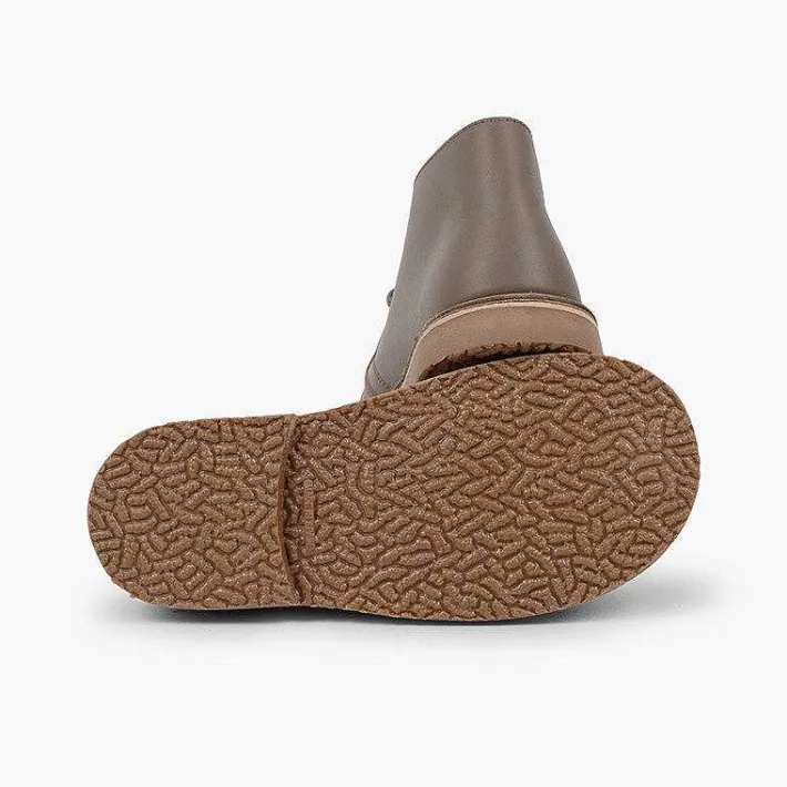 Pisamonas Desert Boots>Safari Boots Leather Laces Wool Inner Lining