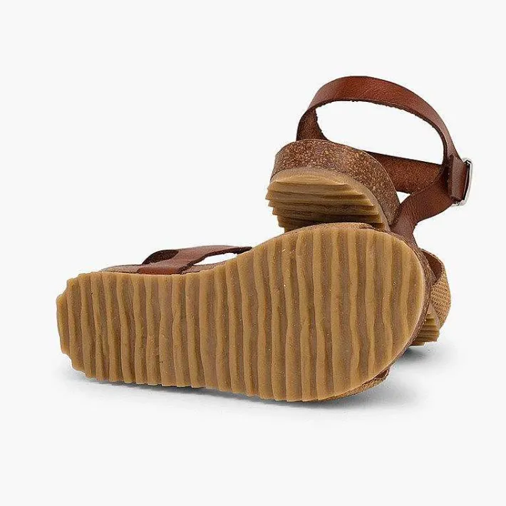 Pisamonas Sandals>Sandals Eco Leather And Engraved Suede Girls