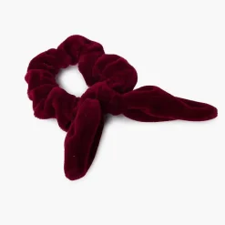 Pisamonas Hair Accessories>Scrunchie Velvet Scrunchie With Bow