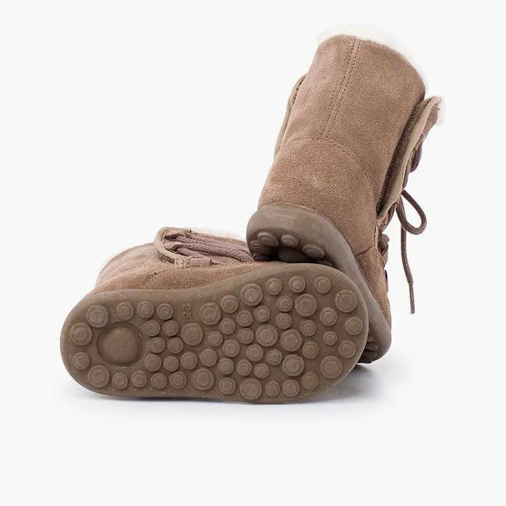 Pisamonas Boots>Shearling Boots With Sticky Closure