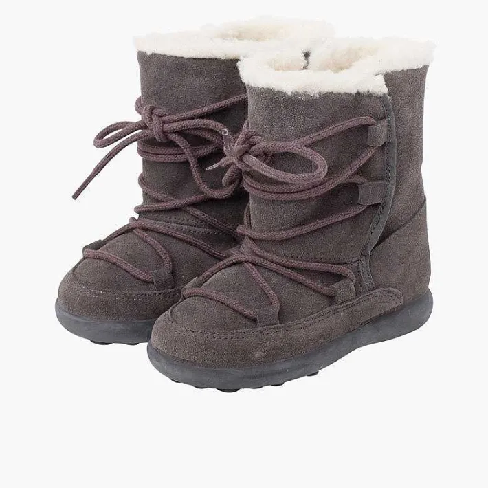 Pisamonas Boots>Shearling Boots With Sticky Closure