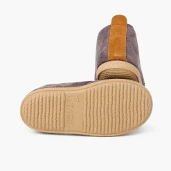 Pisamonas Boots>Shearling Lining Boots With Camel Back Strip