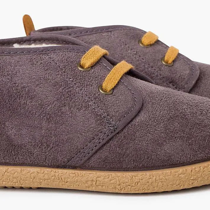 Pisamonas Boots>Shearling Lining Boots With Camel Back Strip
