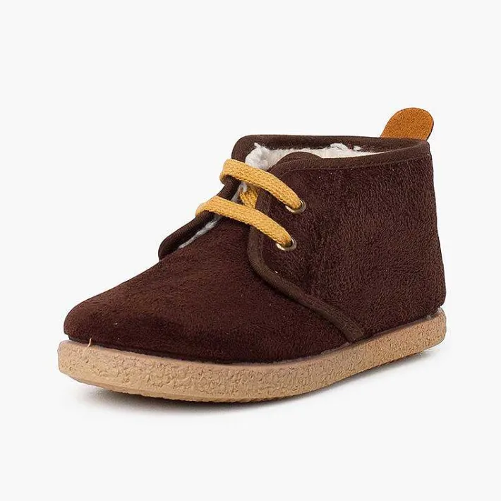 Pisamonas Boots>Shearling Lining Boots With Camel Back Strip