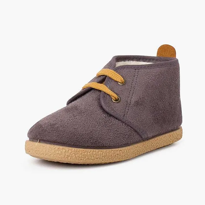 Pisamonas Boots>Shearling Lining Boots With Camel Back Strip