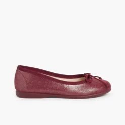 Pisamonas Ballet Pumps And Flats>Shiny Ballerinas For Girls And Women
