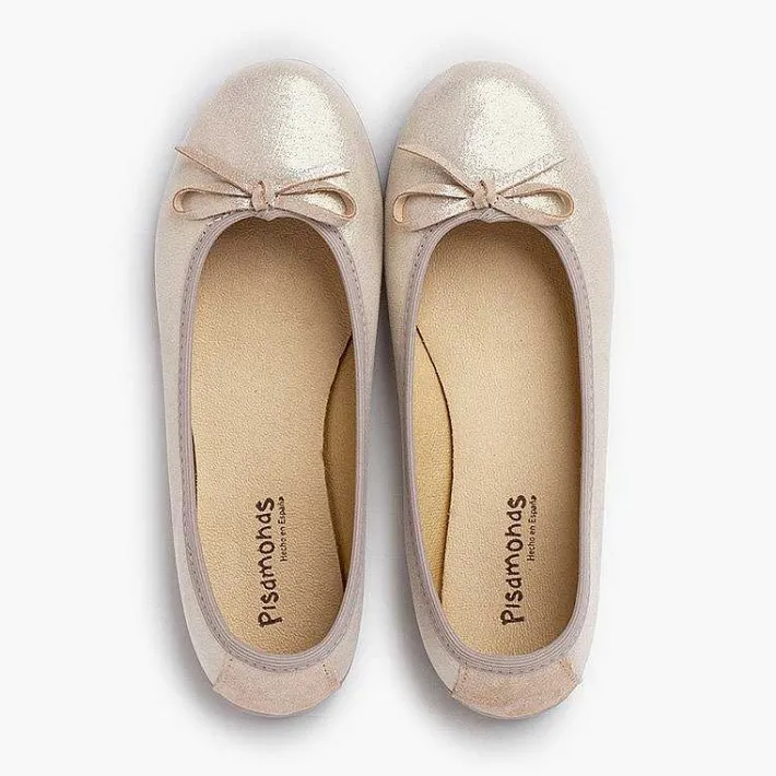 Pisamonas Ballet Pumps And Flats>Shiny Ballet Pumps With Bow