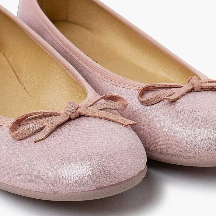 Pisamonas Ballet Pumps And Flats>Shiny Ballet Pumps With Bow
