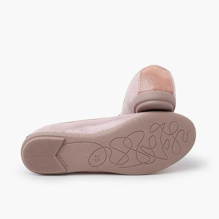 Pisamonas Ballet Pumps And Flats>Shiny Ballet Pumps With Bow