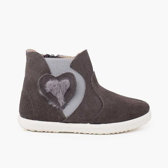 Pisamonas Boots>Side Elastic Boot With Soft Heart