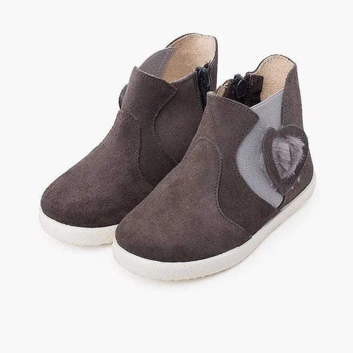 Pisamonas Boots>Side Elastic Boot With Soft Heart