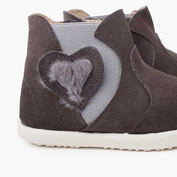 Pisamonas Boots>Side Elastic Boot With Soft Heart