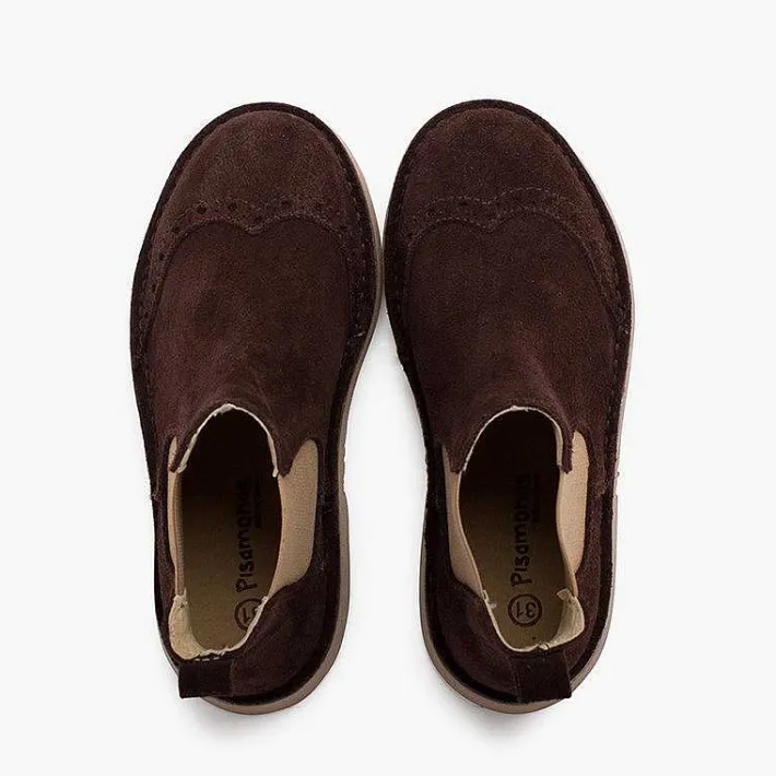 Pisamonas Boots>Side Stretch Chopped Chelsea Boot