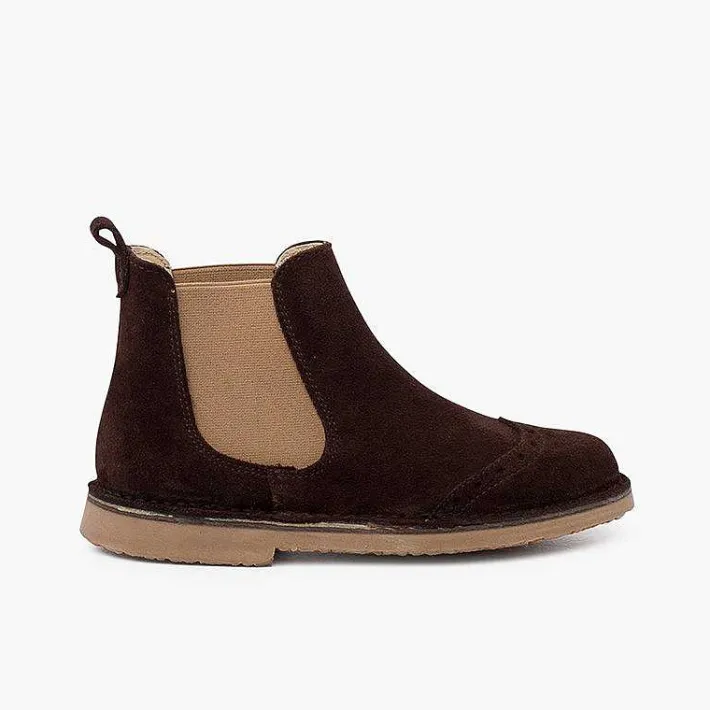 Pisamonas Boots>Side Stretch Chopped Chelsea Boot