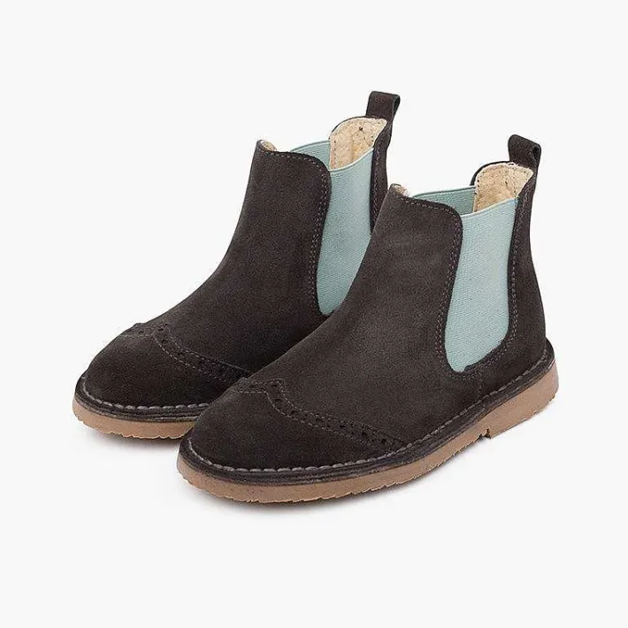 Pisamonas Boots>Side Stretch Chopped Chelsea Boot