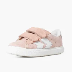 Pisamonas Trainers>Side Stripes Trainers With Split Suede Fastening