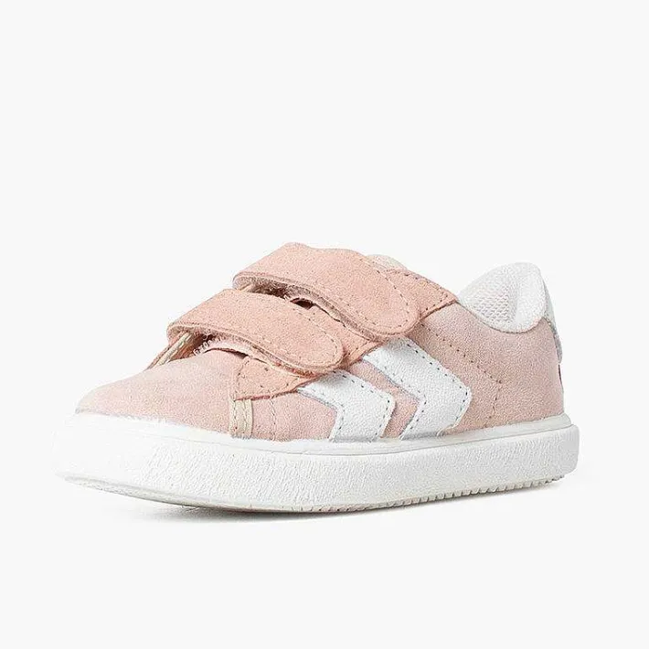 Pisamonas Trainers>Side Stripes Trainers With Split Suede Fastening