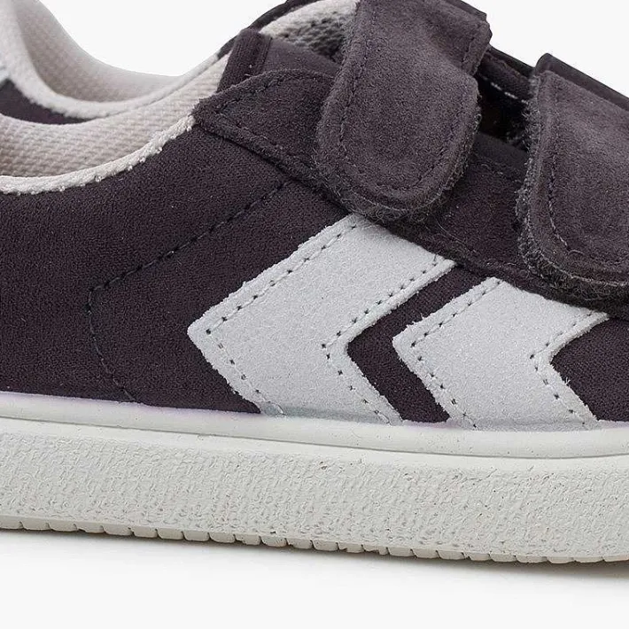 Pisamonas Trainers>Side Stripes Trainers With Split Suede Fastening