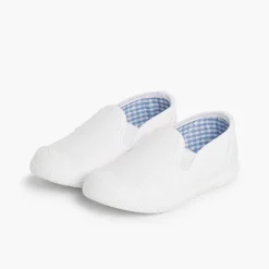 Pisamonas Trainers>Slip On Canvas Plimsolls With Elastic