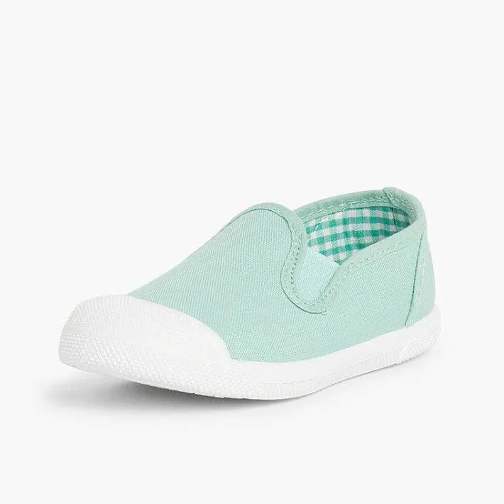 Pisamonas Trainers>Slip On Canvas Plimsolls With Elastic
