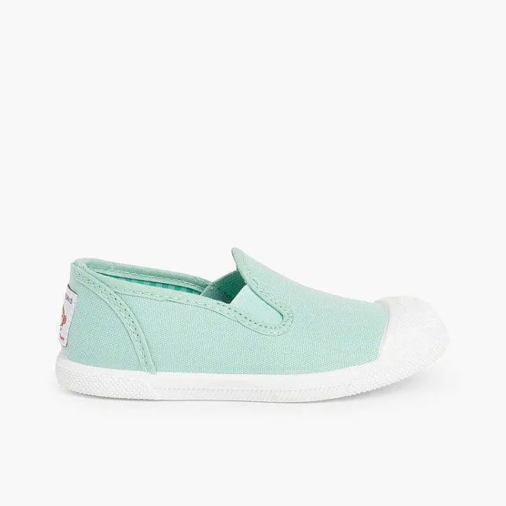 Pisamonas Trainers>Slip On Canvas Plimsolls With Elastic