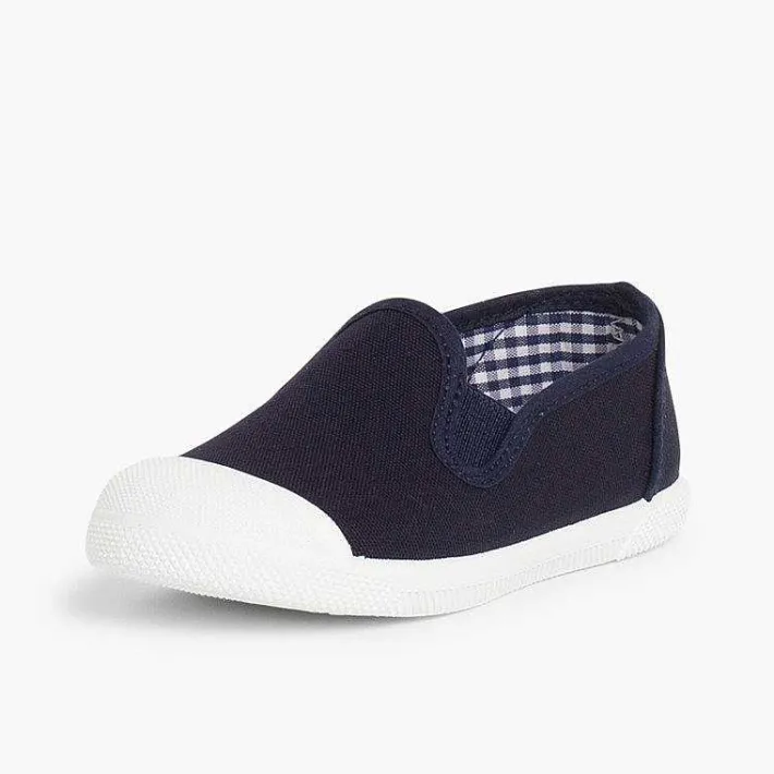 Pisamonas Trainers>Slip On Canvas Plimsolls With Elastic