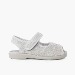 Pisamonas Slippers>Slipper Sandal Terry Towel Adherent Strip