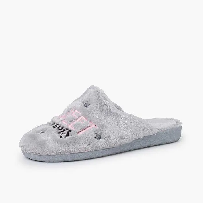 Pisamonas Slippers>Slippers Clog Message Colour Grey