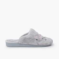 Pisamonas Slippers>Slippers Clog Message Colour Grey