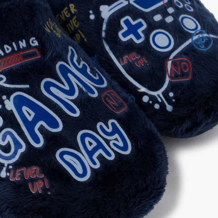 Pisamonas Slippers>Slippers Clogs-Type Gaming Colour Navy Blue