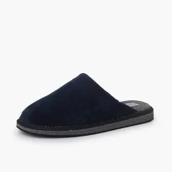 Pisamonas Slippers>Slippers Soft Fabric Colour Navy Blue
