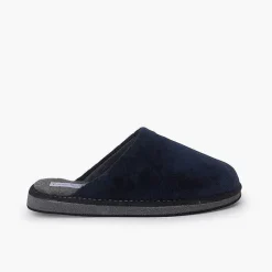 Pisamonas Slippers>Slippers Soft Fabric Colour Navy Blue