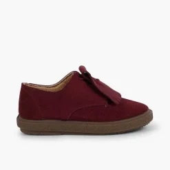 Pisamonas Brogues And Bluchers>Smooth Suede Fringe Bluchers