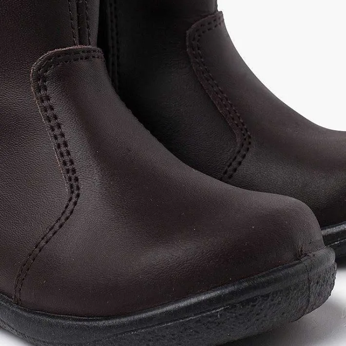 Pisamonas Boots>Smooth Washable Leather Boots Children