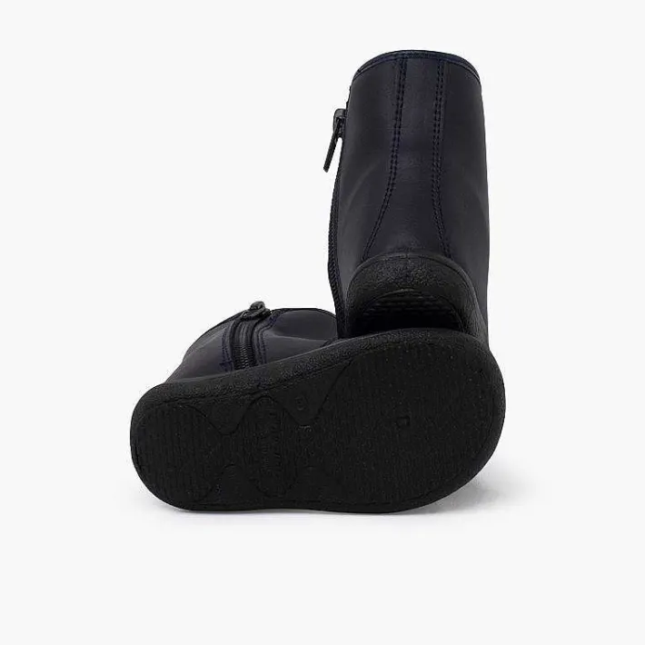 Pisamonas Boots>Smooth Washable Leather Boots Children